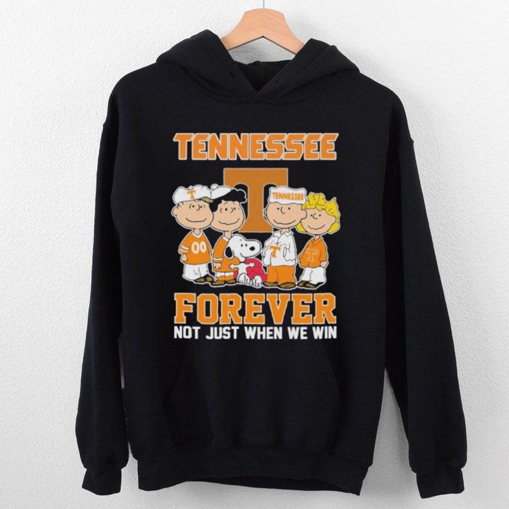 The Peanuts X Tennessee Volunteers Forever Not Just When We Win Shirt The Peanuts X Tennessee Volunteers Forever Not Just When We Win Shirt