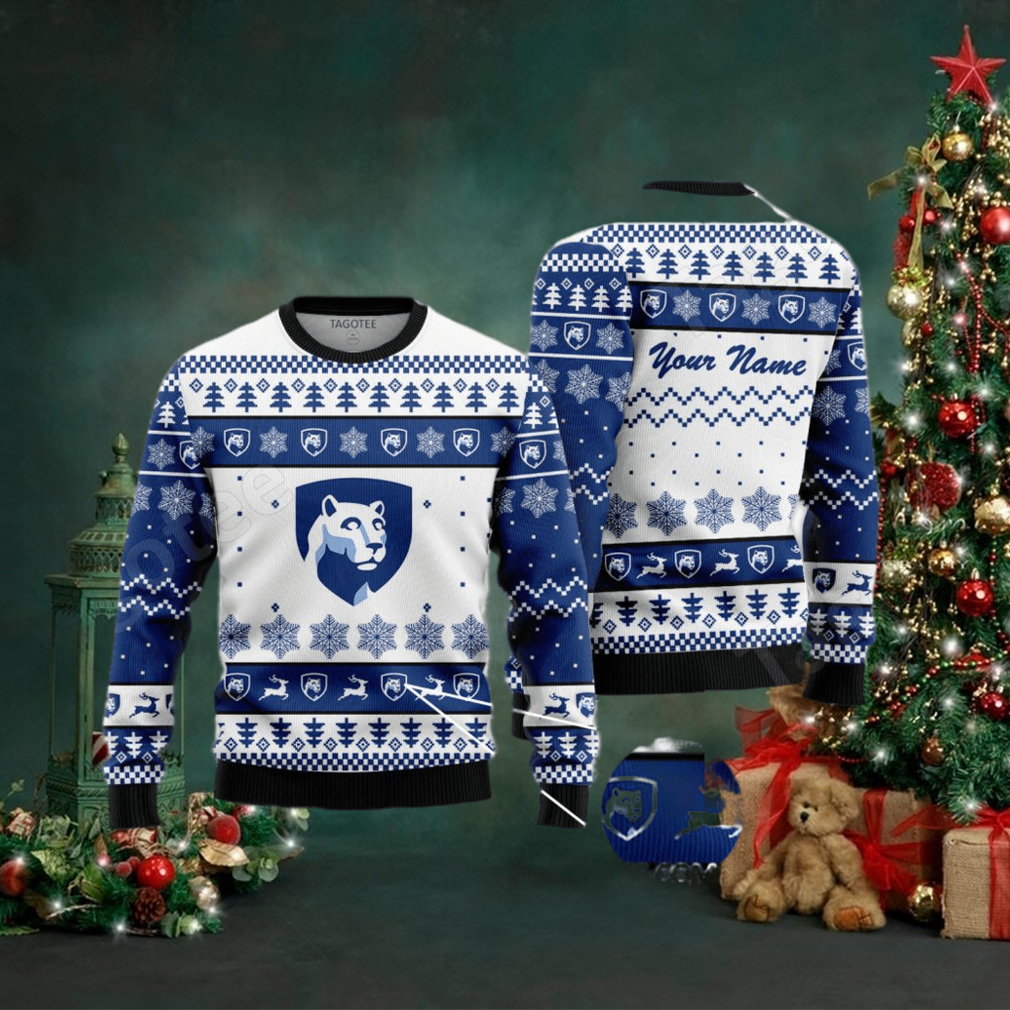 The Pennsylvania State University Penn State Hazleton Custom Ugly Christmas Sweater The Pennsylvania State University Penn State Hazleton Custom Ugly Christmas Sweater