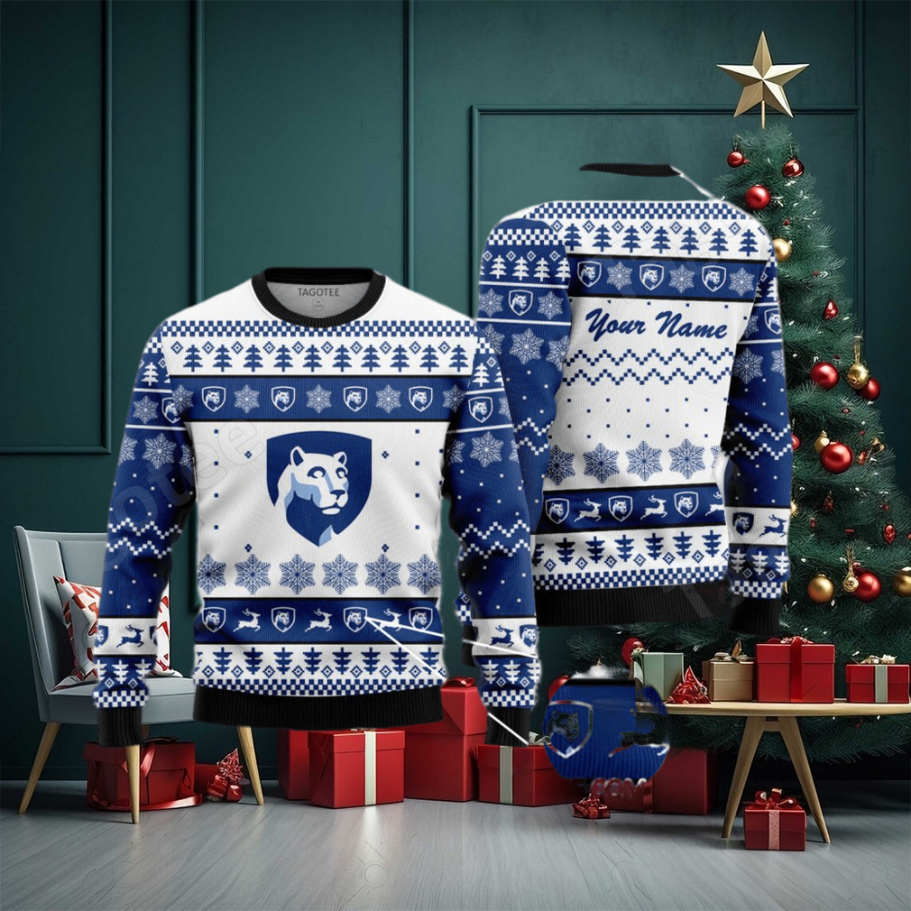 The Pennsylvania State University Penn State Hazleton Custom Ugly Christmas Sweater The Pennsylvania State University Penn State Hazleton Custom Ugly Christmas Sweater