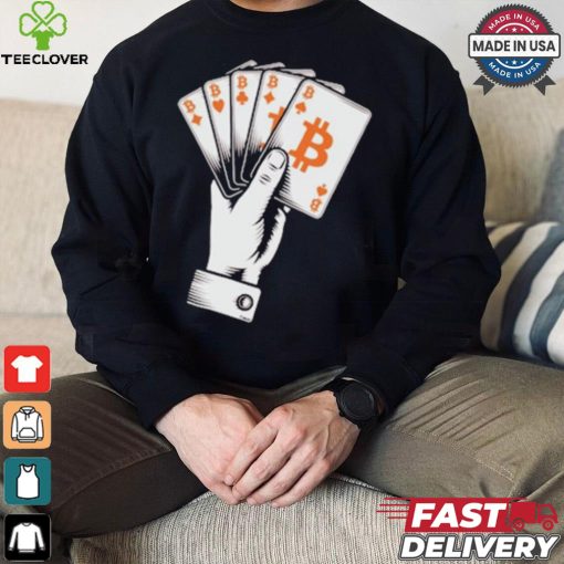 The Perfect Bitcoin Poker Hand T Shirt