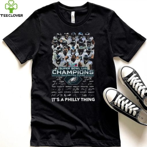 The Philadelphia Eagles 2023 Super Bowl LVII Champions It’s a Philly thing signatures shirt