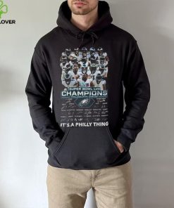 The Philadelphia Eagles 2023 Super Bowl LVII Champions It’s a Philly thing signatures shirt