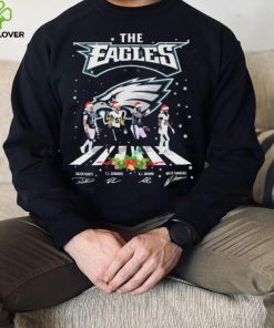 The Philadelphia Eagles Team Abbey Road Christmas Signatures Shirt