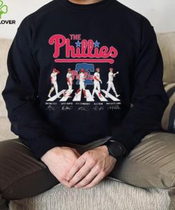 The Phillies Abbey Road Bryson Stott Bryce Harper Kyle Schwarber Alec Bohm and Nick Castellanos Signatures hoodie, sweater, longsleeve, shirt v-neck, t-shirt