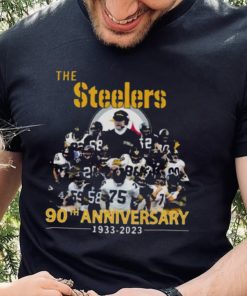The Pittsburgh Steelers 90th Anniversary 1933 2023 Thank You For The Memories Signatures t shirt