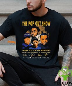 The Pop Out Show Kendrick Lamar signatures thank you for the memories June 19 2024 t hoodie, sweater, longsleeve, shirt v-neck, t-shirt