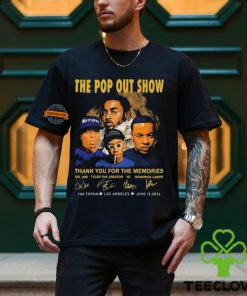 The Pop Out Show Kendrick Lamar signatures thank you for the memories June 19 2024 t hoodie, sweater, longsleeve, shirt v-neck, t-shirt