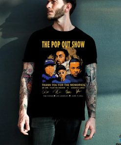 The Pop Out Show Thank You For The Memories Dr. Dre, Tyler The Creator, YG, Kendrick Lamar Signatures shirt