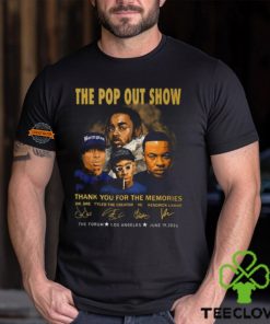 The Pop Out Show Thank You For The Memories Dr. Dre, Tyler The Creator, YG, Kendrick Lamar T Shirt