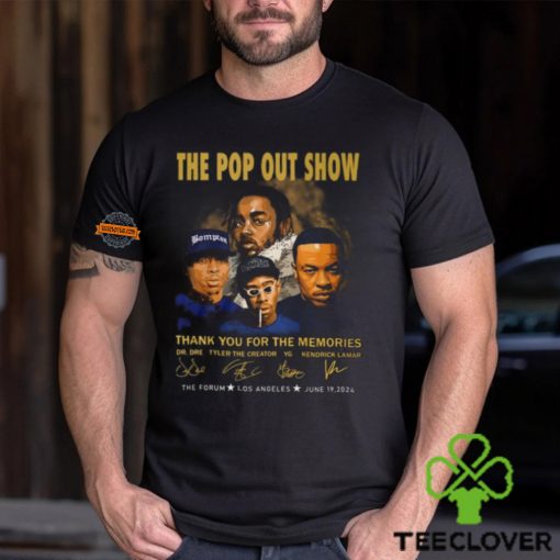 The Pop Out Show Thank You For The Memories Dr. Dre, Tyler The Creator, YG, Kendrick Lamar T Shirt