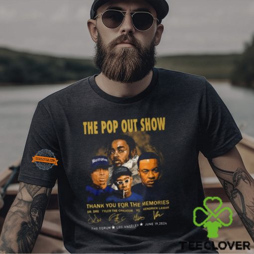 The Pop Out Show Thank You For The Memories Dr. Dre, Tyler The Creator, YG, Kendrick Lamar T Shirt