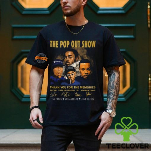 The Pop Out Show Thank You For The Memories Dr. Dre, Tyler The Creator, YG, Kendrick Lamar T Shirt