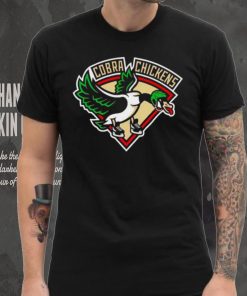 The Prince Albert Cobra Chickens logo shirt