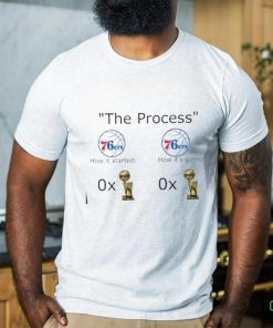 The Process Philadelphia 76ers how it started how its going shirt 1 The Process Philadelphia 76ers how it started how its going shirt