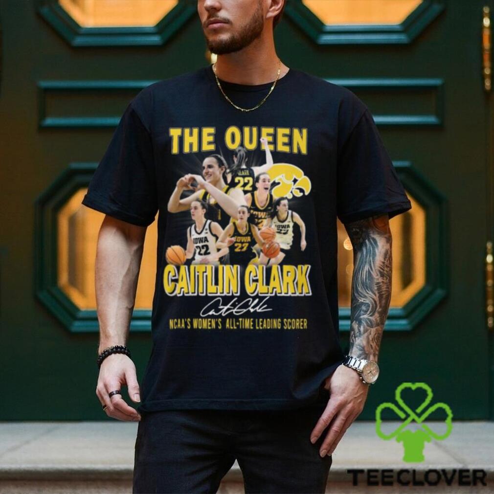The Queen Caitlin Clark NCAA’s Women’s All Time Leading Scorer T Shirt The Queen Caitlin Clark NCAA’s Women’s All Time Leading Scorer T Shirt