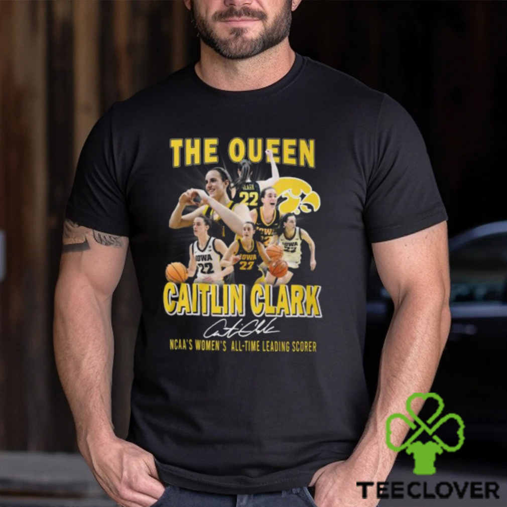 The Queen Caitlin Clark NCAA’s Women’s All Time Leading Scorer T Shirt The Queen Caitlin Clark NCAA’s Women’s All Time Leading Scorer T Shirt