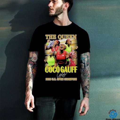The Queen Coco Gauff 2023 US Open Champion signature Shirt