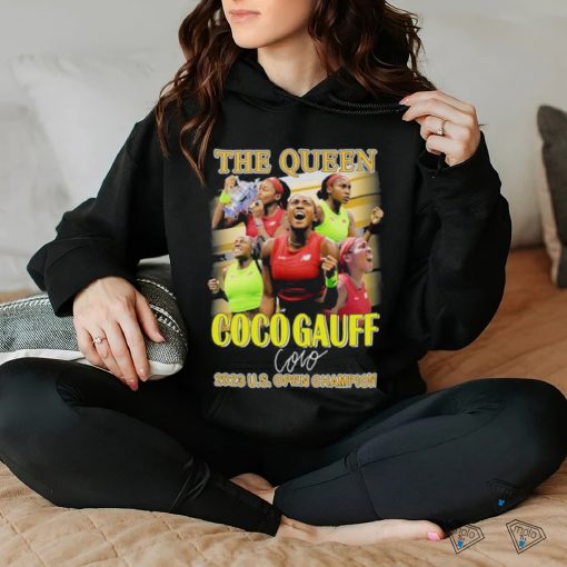 The Queen Coco Gauff 2023 US Open Champion signature Shirt