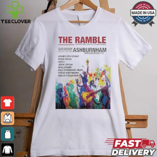 The Ramble Supporting Our Veteran Heroes Ashburnham Massachusetts Ramble Fifteen 2024 T Shirts