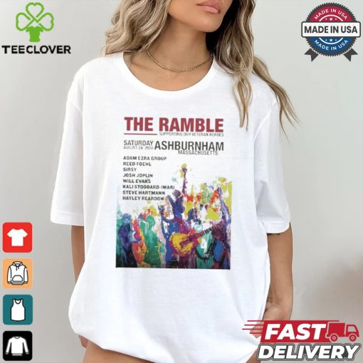 The Ramble Supporting Our Veteran Heroes Ashburnham Massachusetts Ramble Fifteen 2024 T Shirts