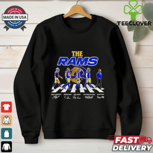 The Rams Abbey Road Jimmy Garoppolo Cooper Kupp Puka Nacua signatures shirt
