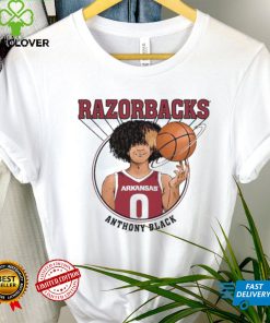 The Razorback Anthony Black Spin T shirt