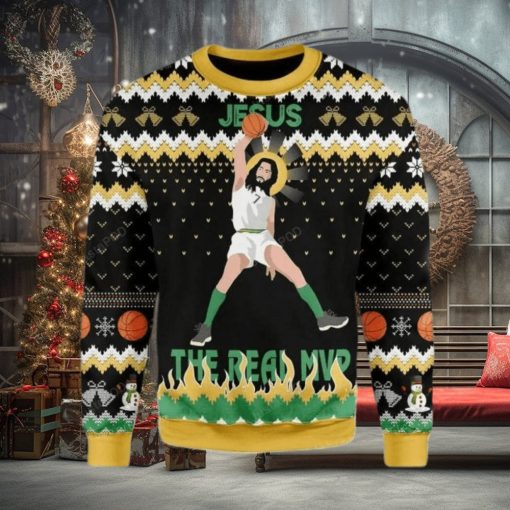 The Real Mvp Jesus Ugly Sweater