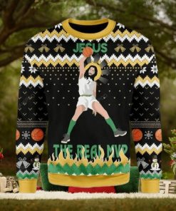 The Real Mvp Jesus Ugly Sweater