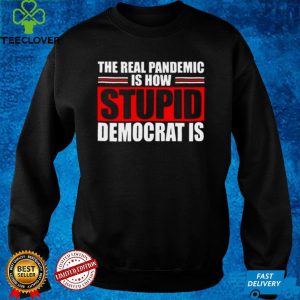 The Real Pandemic is How Stupid Democrats hoodie, sweater, longsleeve, shirt v-neck, t-shirt