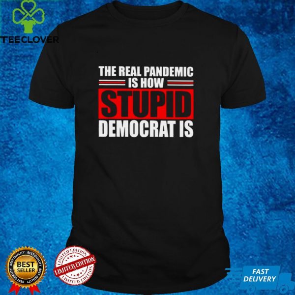 The Real Pandemic is How Stupid Democrats hoodie, sweater, longsleeve, shirt v-neck, t-shirt