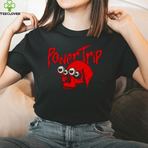 The Red Skull Black And Red PowerTrip 2023 Fan Gifts T Shirt