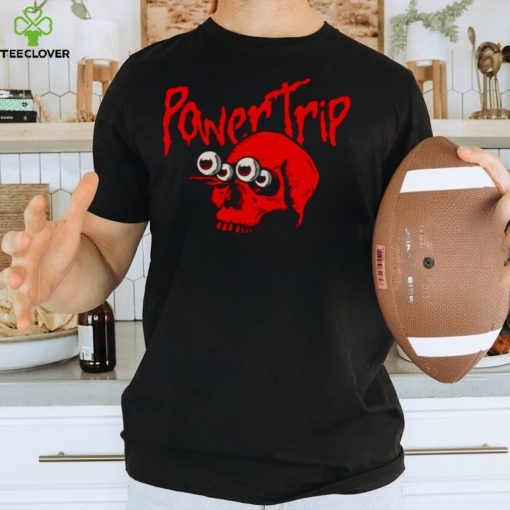 The Red Skull Black And Red PowerTrip 2023 Fan Gifts T Shirt