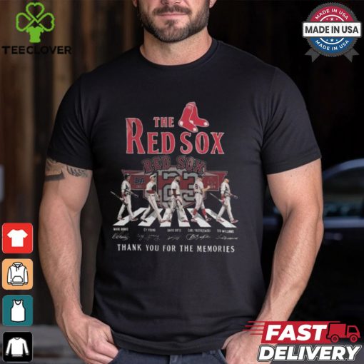 The Red Sox 123 Years Of 1901 2024 Thank You For The Memories Signatures Shirt