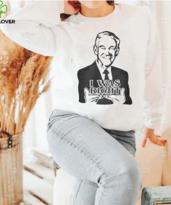The Redheaded Libertarian I Was Right Ron Paul New 2022 Shirt 1 The Redheaded Libertarian I Was Right Ron Paul New 2022 Shirt