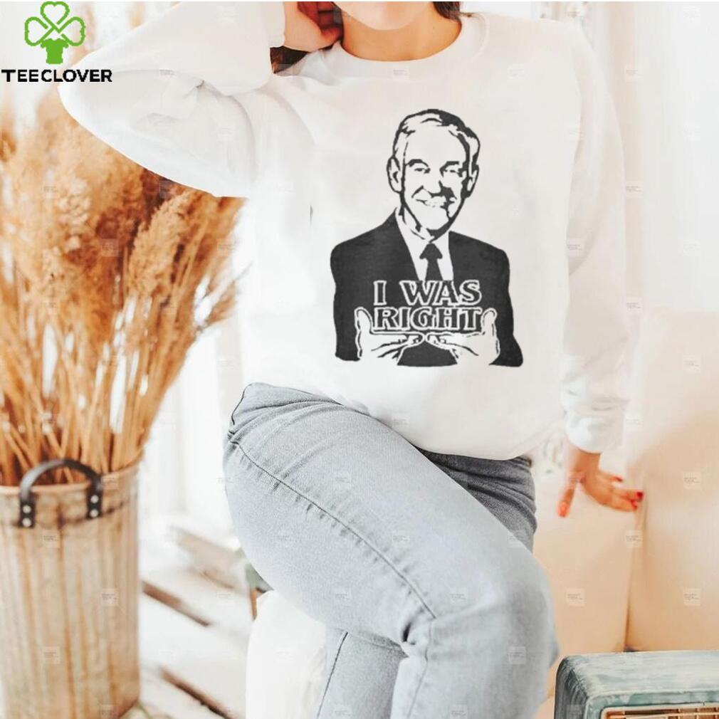 The Redheaded Libertarian I Was Right Ron Paul New 2022 Shirt The Redheaded Libertarian I Was Right Ron Paul New 2022 Shirt