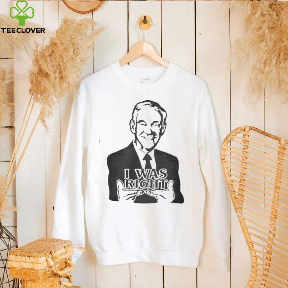The Redheaded Libertarian I Was Right Ron Paul New 2022 Shirt The Redheaded Libertarian I Was Right Ron Paul New 2022 Shirt