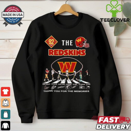 The Redskins 92 years 1932 2024 team players hoodie, sweater, longsleeve, shirt v-neck, t-shirt