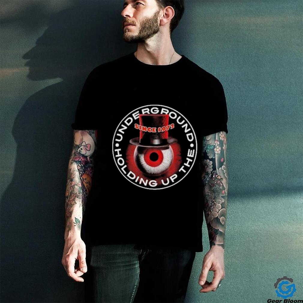 The Residents Red Eyeball Holding Up The Underground Shirt The Residents Red Eyeball Holding Up The Underground Shirt