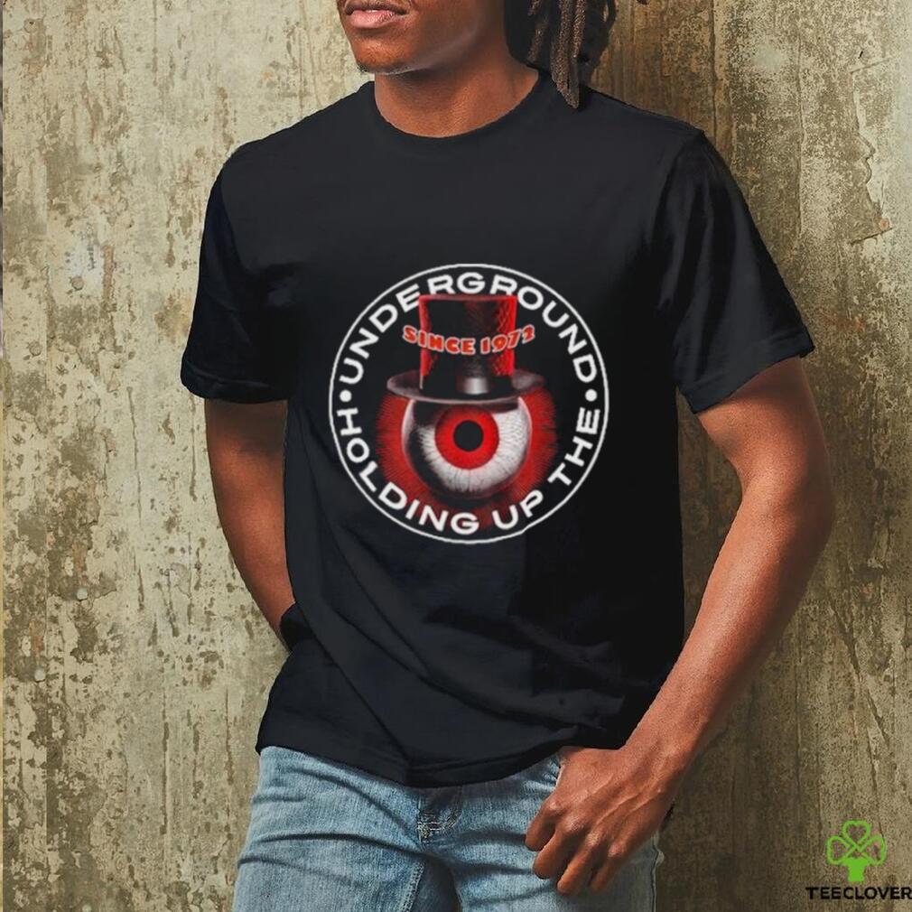 The Residents Red Eyeball Holding Up The Underground Shirt The Residents Red Eyeball Holding Up The Underground Shirt