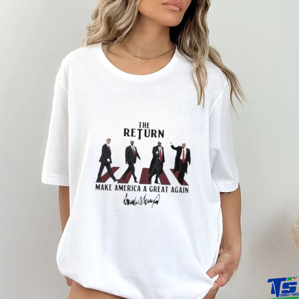 The Return Donald Trump 2024 President Signature T shirt The Return Donald Trump 2024 President Signature T shirt