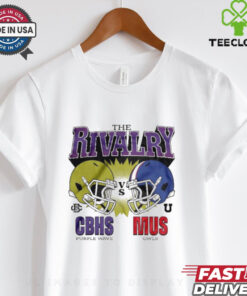 The Rivalry CBHS Purple Wave vs MUS Owls October 18th 2024 helmets t shirt