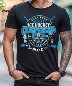 The Road To Durham, NH 2024 NCAA Women’s Ice Hockey Championship Shirt 1 The Road To Durham, NH 2024 NCAA Women’s Ice Hockey Championship Shirt
