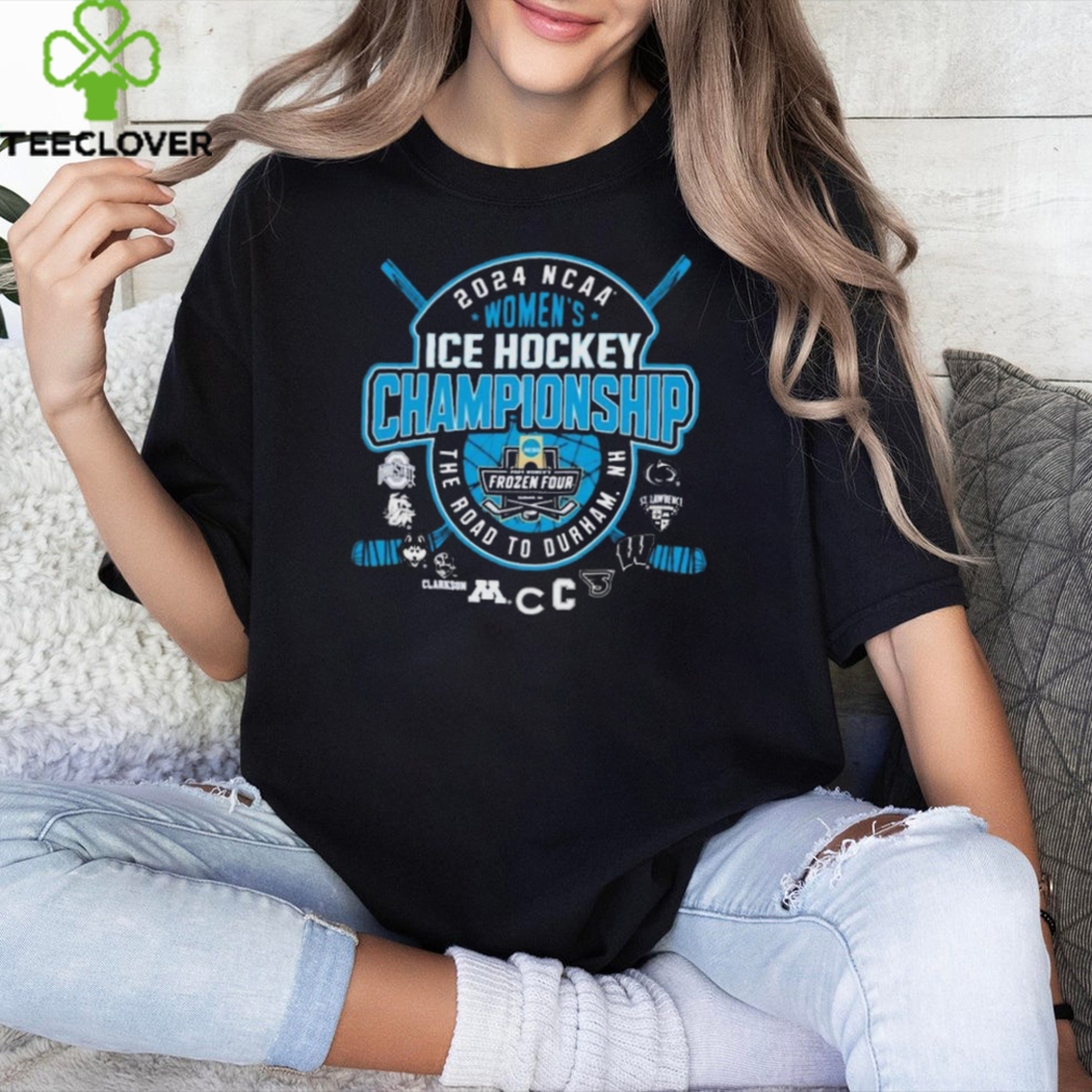 The Road To Durham, NH 2024 NCAA Women’s Ice Hockey Championship Shirt The Road To Durham, NH 2024 NCAA Women’s Ice Hockey Championship Shirt