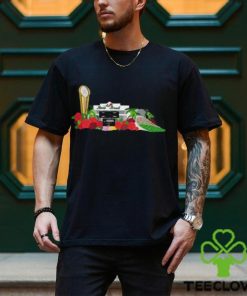 The Road To Houston Rose Parade Float Celebrates The CFB Playoff Semifinalists Rose Bowl Game And Sugar Bowl National Championship Logo T Shirt