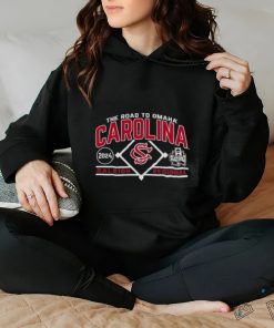 The Road to Omaha South Carolina Gamecocks Baseball 2024 Raleigh Regionals T hoodie, sweater, longsleeve, shirt v-neck, t-shirt