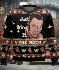 The Rock Just Bring It Ugly Christmas Sweater