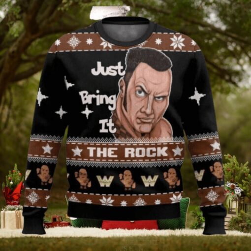 The Rock Just Bring It Ugly Christmas Sweater