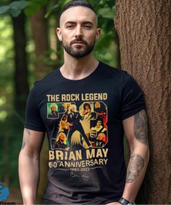 The Rock Legend 73 Brian May 60th Anniversary Shirt