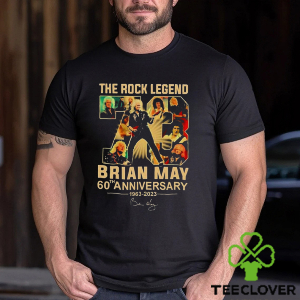 The Rock Legend 73 Brian May 60th Anniversary Shirt The Rock Legend 73 Brian May 60th Anniversary Shirt