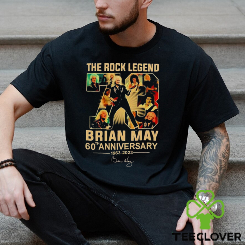The Rock Legend 73 Brian May 60th Anniversary Shirt The Rock Legend 73 Brian May 60th Anniversary Shirt